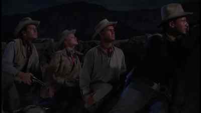 The Indians don't see him. - Escape from Fort Bravo