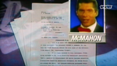 -The indictment says
that McMahon and a doctor - The Nine Lives of Vince McMahon