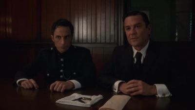 The ink coating the bullet
that killed mr. Denison - Murdoch Mysteries