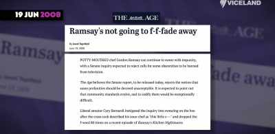 The inquiry briefly considered
outright banning words - The Back Side of Television