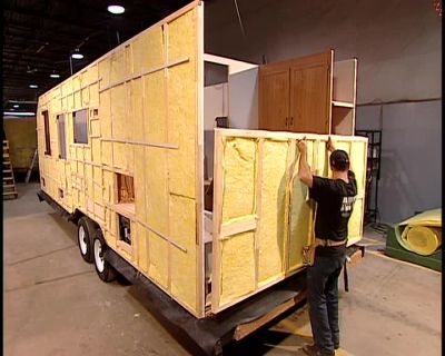 THE INSIDE WALL SURFACE
IS VINYL PANELING. - How It's Made