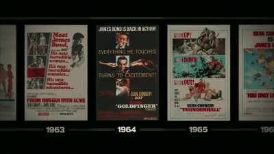 The integration from Goldfinger,
Thunderball, You Only Live Twice, - The Sound of 007