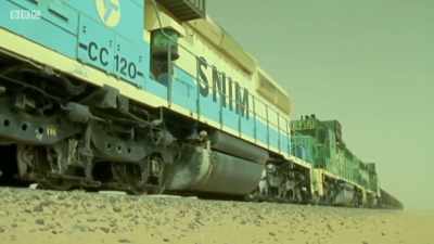 The Iron Ore Express may
take a while to get going, - Michael Palin: Travels of a Lifetime
