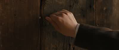 The jakes is occupiedI know it is occupied Mr Cogburn As I said I have business with youI have prior businessYou've been at it for quite some time Mr CogburnThere is no clock on my businessThe hell with you How did you stalk me hereThe sheriff told me to - True Grit