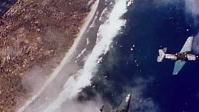 The Japanese supply
chain is eventually severed, - The Pacific War in Color