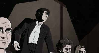 The jury has decided that
the deceased killed himself. - Murder of God's Banker