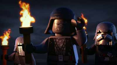 The kid's a total Kylo. (LAUGHING) - Lego Star Wars Terrifying Tales