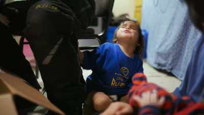 The kids are getting
pretty rambunctious, - Life Below Zero: First Alaskans