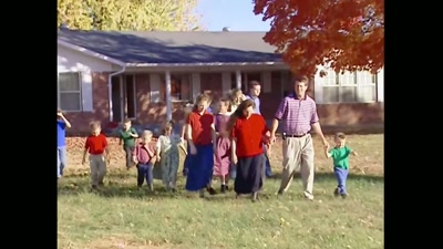 The kids were never allowed to argue.
The mom and dad were peaceful. - Shiny Happy People: Duggar Family Secrets