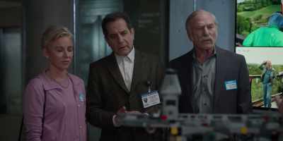 The killer, or killers,
lower the bridge by 6 feet. - Mr. Monk's Last Case: A Monk Movie