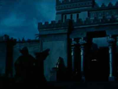 The king approaches Shushan. - Esther and the King