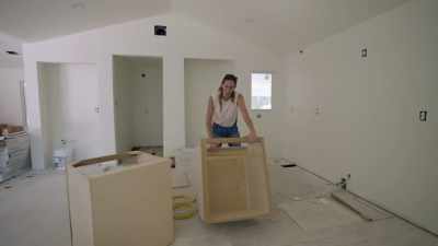 The kitchen design
is very modern, - Why the Heck Did I Buy This House?