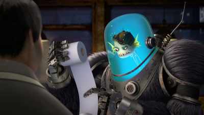The kitchen staff is
horrendous, New Sir. - Megamind vs. the Doom Syndicate