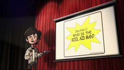 The Kool-Aid Man is a pitcher. - Tig Notaro: Drawn