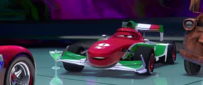 The lab boys analyzed the photo I sent? - Cars 2