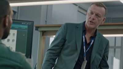 The lab have matched
Perry Evans' DNA - London Kills