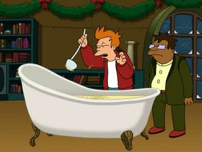 The lake didn't mutate me. - Futurama