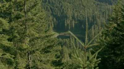  The lake is just below us. - Expedition Bigfoot