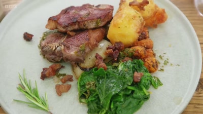 The lamb - I think
it was caramelised nicely, - Young Masterchef