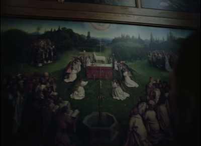 The lamb stands on an altar, - Oleg