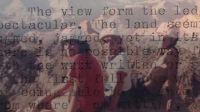 "The land, seemingly
untouched by human hands, - Shadow of a Wheel