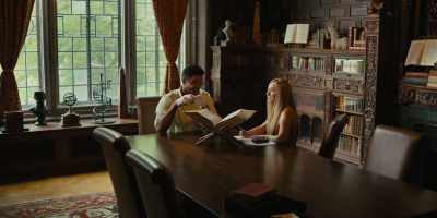 - The language of...
- Ah, excuse me. - The Time Traveler's Wife