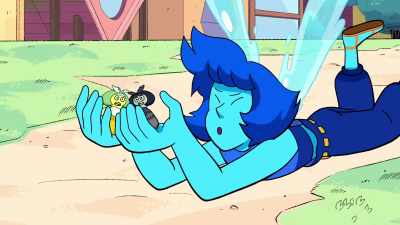 The Lapis will rush in
and save them at the last second. - Steven Universe: The Movie
