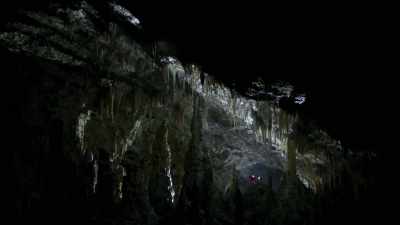The largest cavern is over 15 miles long, - Seven Worlds, One Planet