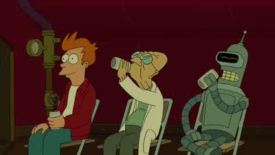 The last proton should be decaying about now. - Futurama