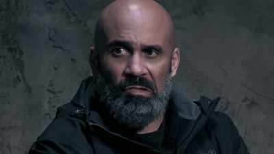 The last recruit in
for solo interrogation - Celebrity SAS: Who Dares Wins