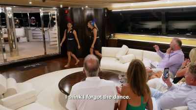 The last time I did a
memorized dance routine - Below Deck Sailing Yacht