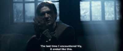 The last time I encountered Viy,
it ended like this. - Gogol. Viy