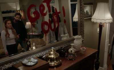 The last time we saw
this on the mirror, - Aurora Teagarden Mysteries: Haunted By Murder