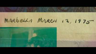 The last words were, - My Psychedelic Love Story