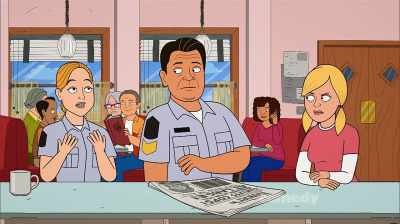 The least you could do
is tell us where Hank is - Corner Gas Animated