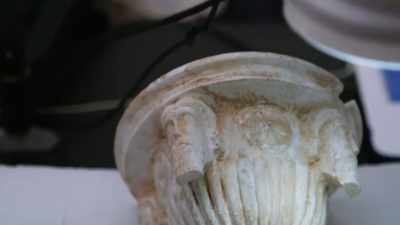 THE LIBATION VESSEL,
WITH ITS FOUR MYSTERIOUS HEADS. - Lost Relics of the Knights Templar
