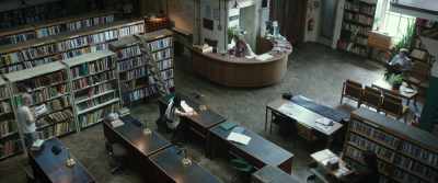 The library will be closing
in three minutes exactly. - This Beautiful Fantastic