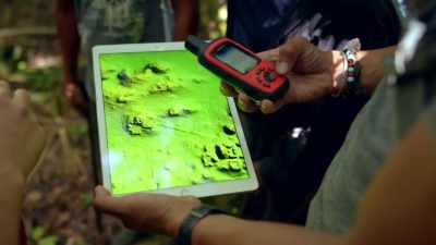 The LiDAR map has revealed
nearly 1,000 ancient structures - Lost Treasures of the Maya