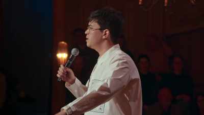 The lift was one where you
have to "bloop" it with your keycard. - Phil Wang: Wang in There, Baby!