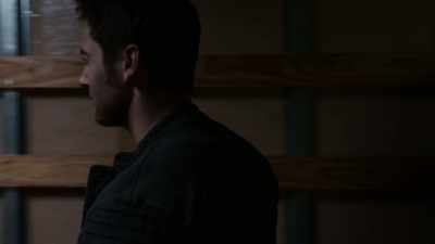 The light coming off
the back wall - The Blacklist: Redemption
