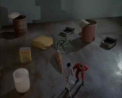 The lights are on.
He may be in there. - Land of the Giants