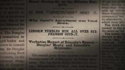 - The Lincoln Douglas
debates helped Lincoln, - Abraham Lincoln