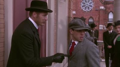 The line is back here. - Murdoch Mysteries