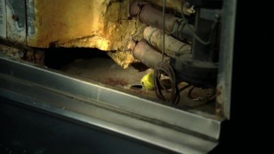 The line's got a leak-
check it out. - CSI: Crime Scene Investigation