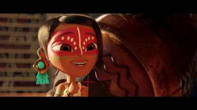 The Little Eagle finally
gets to go on her first adventure! - Maya and the Three