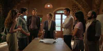 -[the Longos chuckle]
-Okay, sure. Uh, whatever. - La Dolce Villa