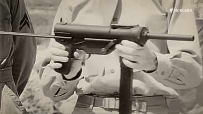 The M3 had several advantages over
the Thompson Gun. - Guns That Changed The Game