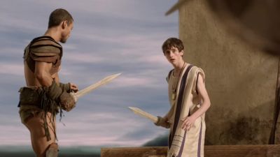 The magistrate's son
graces our sands... - Spartacus