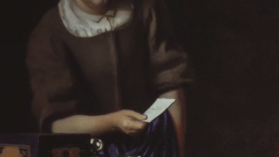 The maid, by contrast, - Vermeer: The Greatest Exhibition