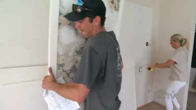 The main bed wall
also needs sconces - Island of Bryan